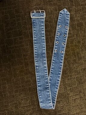 Women’s Blue Denim Belt - Casual Jean Style